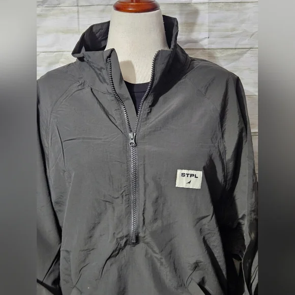 Staple Dark Gray Windbreaker Jacket - Picture 5 of 10